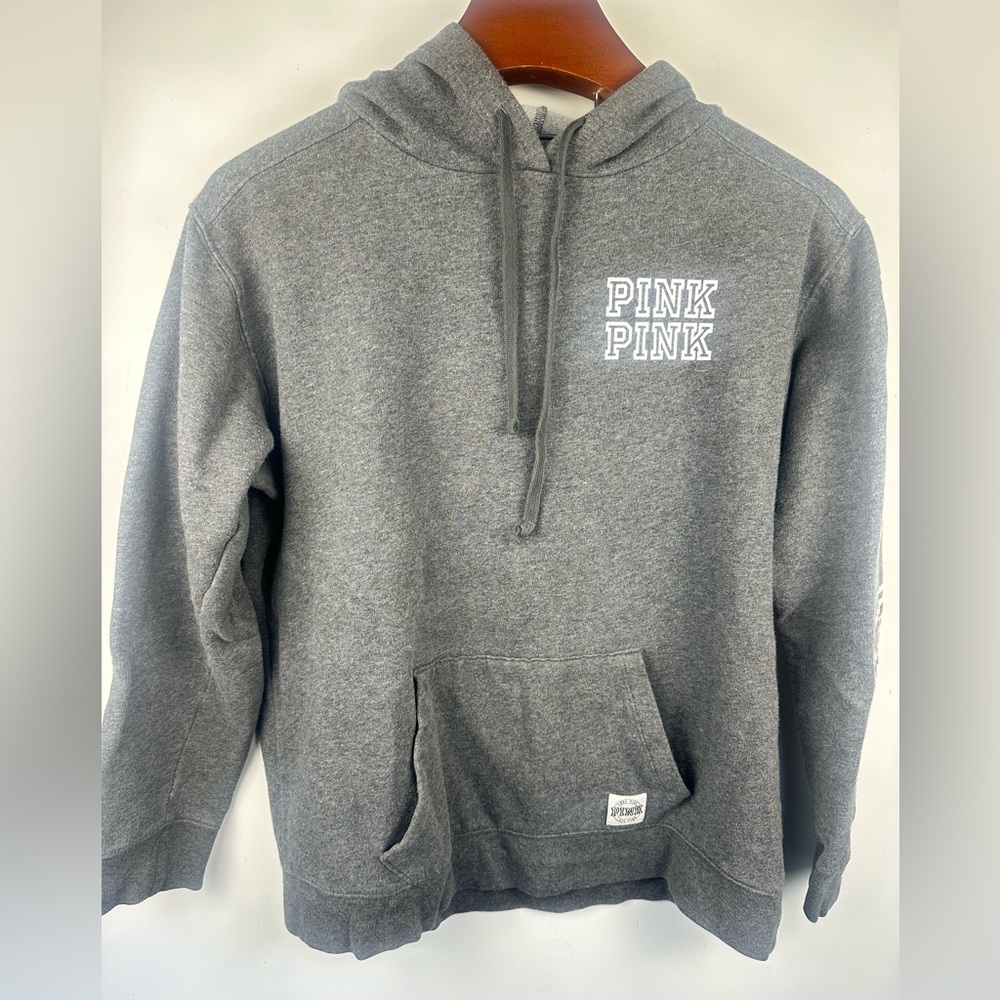 PINK/Victorias Secret‎ Gray Hoodie Sz Med
